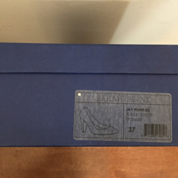 sarah flint jay pumps 85 black suede. Made in Italy. Size EU 37. US 7 - Picture 7 of 15